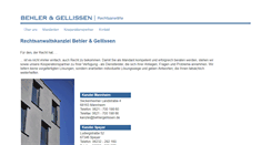 Desktop Screenshot of behlergellissen.de