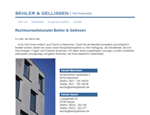 Tablet Screenshot of behlergellissen.de